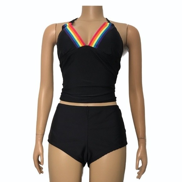 Catalina plus Swim Bottoms Black Mid-rise New with out Tag Size 3X 22W -24W - Picture 2 of 13